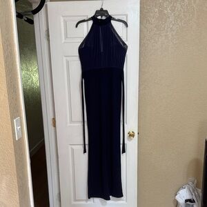 Fashion Nova Navy Halter Jumpsuit